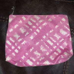 CLINIQUE Purple soft cosmetic bag